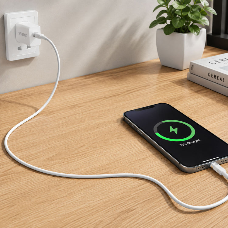 SPEED-X SX-D22L 27W USB-C TO LIGHTNING FAST CHARGING CABLE 1M