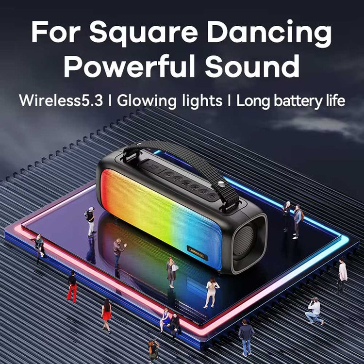 REMAX RB-M67 PORTABLE SUPER BASS WIRELESS SPEAKER WITH RGB LIGHTS