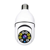 Speed-x Sp-e27 Bulb Camera 1080p Wifi 360 Degree Panoramic Night Vision Two-way Audio Motion Detection With V380pro App