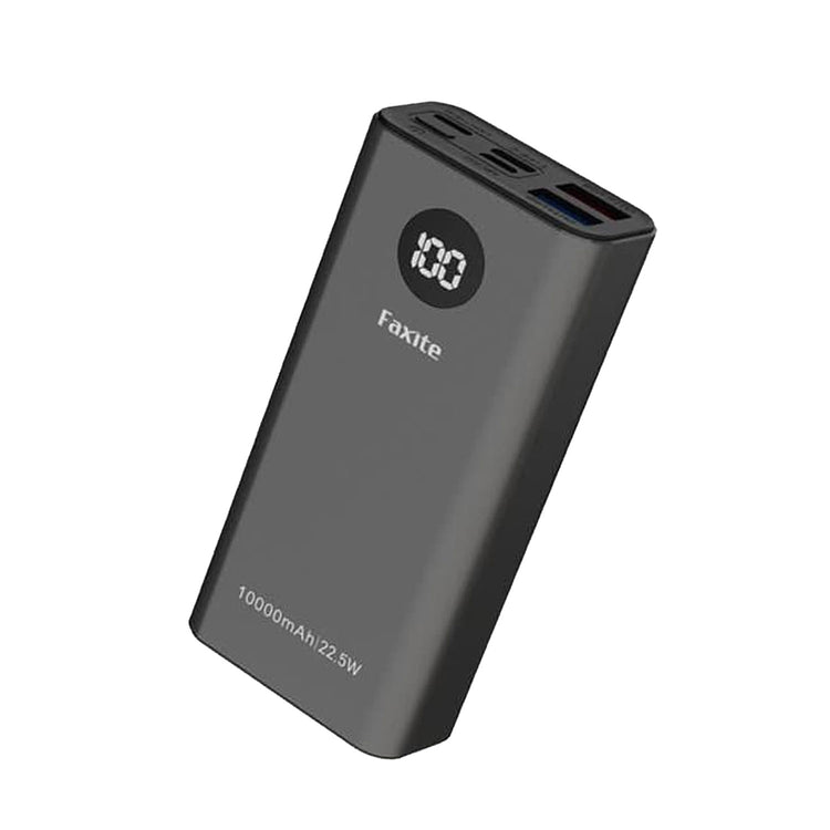 FAXITE M10PRO 10000mah 22.5W METAL DIGITAL DISPLAY QUICK CHARGE 4.0 POWER BANK