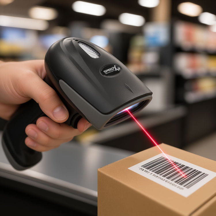 SPEED-X 60D 2D Wirless 2.4Ghz barcode scanner With Stand