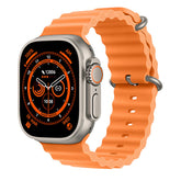 X8 Ultra Smartwatch 49MM with Bluetooth Calling WITH Wearfit Pro App ORANGE