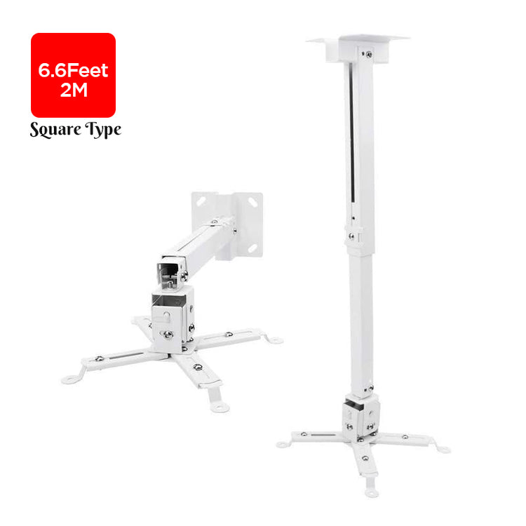 PROJECTOR CEILING MOUNT KIT HEAVY GAUGE (SQUARE TYPE) STAND 6.6FEET 2M