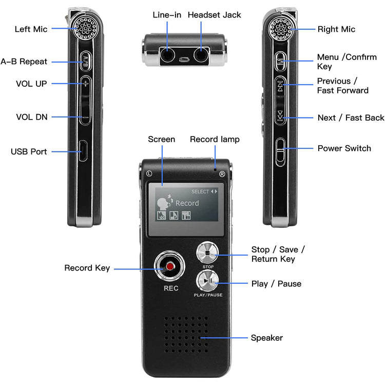 Voice Recorder 8GB
