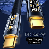 ASPOR A153 240W Type C to Type C PD Fast Charging DATA Cable 1.8M