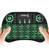 SPEEDX RF 500 MINI TOUCH PAD WIRELESS WITH BACKLIGHT KEYBOARD MOUSE