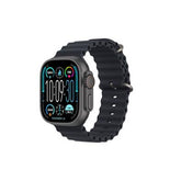 HK10 ULTRA-A SMARTWATCH 2.02 INCHES LARGE SCREEN WITH WEARFIT PRO APP 2 STRAPS BLACK