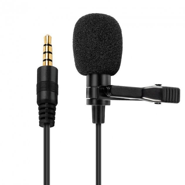 SPEED-X MKF01 5M LAVALIER MICROPHONE 3.5MM JACK GOOD QUALITY