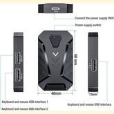 GAMING WIRELESS BLUETOOTH 5 IN 1 COMBO KEYBOARD AND MOUSE