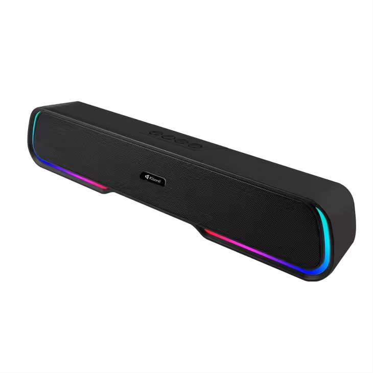 KISONLI LED-913 SOUND BAR BLUETOOTH GAMING COLORFUL LIGHT SPEAKER WITH RGB LIGHT