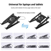 N6 Adjustable High Wind Power And Low Noise Foldable Laptop And Tablet Cooling Fan