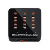 30 Port 200w Usb Fast Charging Station