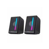 KISONLI X16 MINI USB 2.0 PORTABLE SPEAKER FOR LAPTOP PC WITH RGB LIGHT