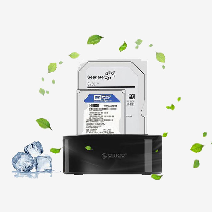 Orico (6228US3) 2.5/3.5 Inch Usb3.0 1 To 1 Hdd And Ssd Hard Drive Dock