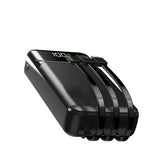ASPOR A316 20000MAH 22.5W HIGH SPEED BUILT IN CABLE FAST CHARGING POWER BANK BLACK