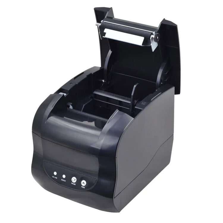 Speed-x SP-650UL 3 Inch Thermal Receipt And Label Printer With Usb+lan Interfac,127mm/s Printing Speed Black Colour