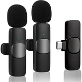 K11 2 IN 1 Collar Wireless Microphone Iphone/Android & Type C Supported