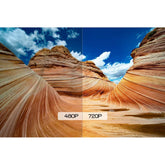 T6 Android 10.0 V WIFI Smart Optional Support 1080p HD LED Portable Projector Silver