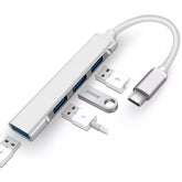 Type C 3.1 to USB HUB 4 PORT