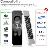 WECHIP W3 AIR MOUSE REMOTE 2.4GHZ MOTION SENSING 4 IN 1 WIRELESS KEYBOARD REMOTE FOR SMART TV
