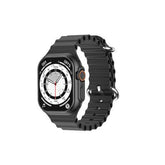 ULTRA V2 NEW FASHION 2.2 LARGE SCREEN WITH 4 STRAPS SMART WATCH WITH WearFit Pro APP BLACK