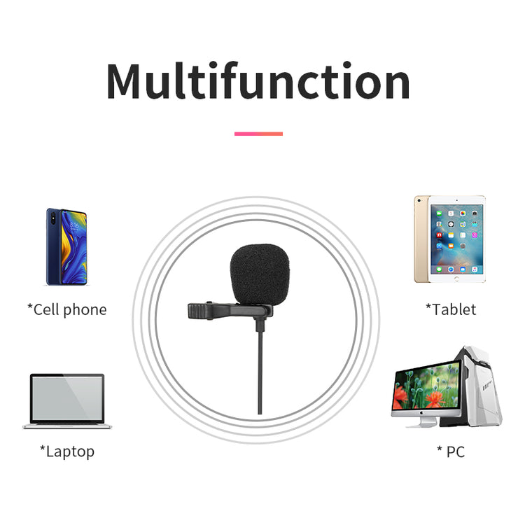 Jmary MC-R1 3.5mm Professional Lavalier Microphone