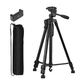 3366 ALUMINIUM TRIPOD STAND (55-INCH) WITH MOBILE PHONE HOLDER