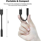 USB TYPE-C to 3.5 mm Headphone Jack Adapter