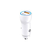 ASPOR A910 FAST CAR CHARGER QC 3.0 DUAL ALUMINUM METAL 38W PD PORTABLE