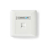 Commscope 1 Port Cat6 Face Plate Netwotking Socket
