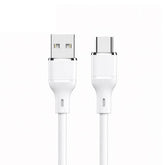 LOGILINK USB TO TYPE C SILICONE FAST CHARGING DATA CABLE 1M (1 YEAR WARRANTY) WHITE