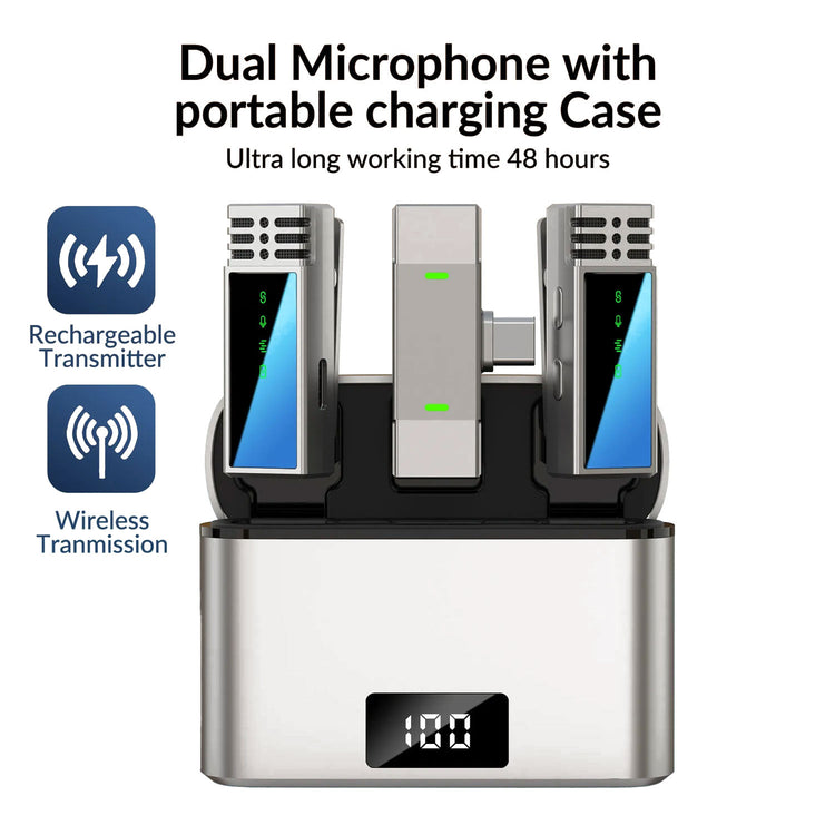 JMARY MW-15 2.4G WIRELESS MICROPHONE FOR MOBILE TYPE C