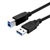 USB Printer Cable 1.8M Black 3.0 Made in Taiwan