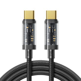 JOYROOM S-CC100A12 Type-C to TPYE-C 100W Data Cable 1.2m Black