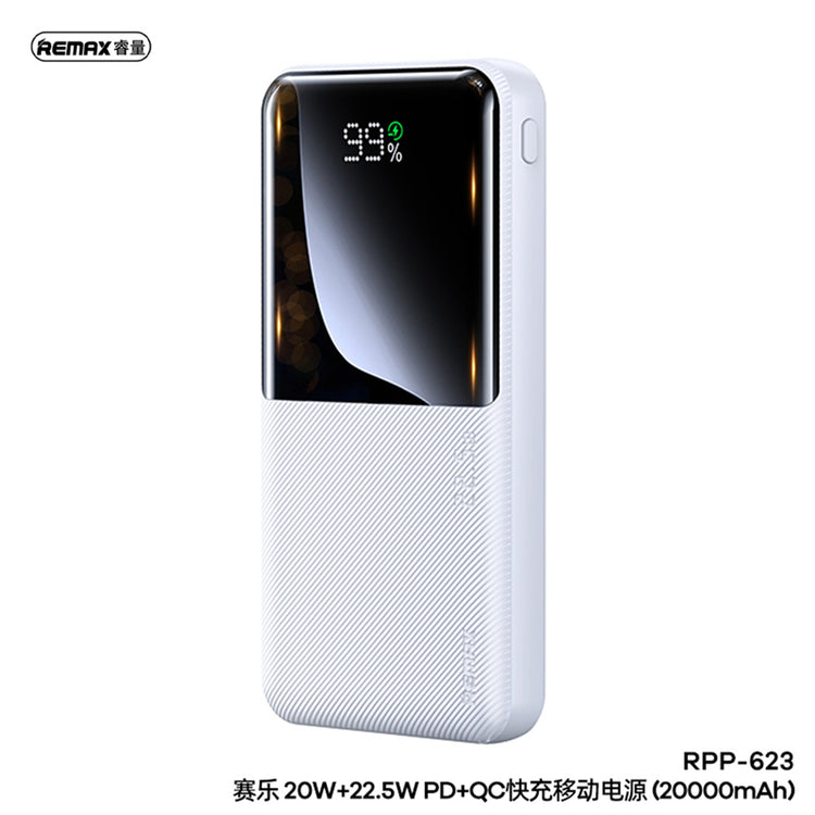 REMAX RPP-623 Power Bank 20000mAh 20W+22.5W PD+QC White