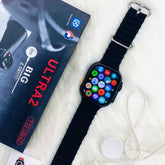 T10 ULTRA 2 SMART WATCHES 2.19 INCH 49MM STRAPS BT CALL WITH HIWATCHPRO APP (BLACK)