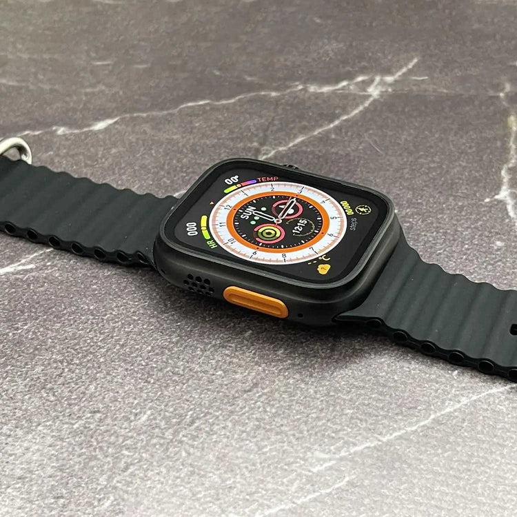 2.2 INCH X8 ULTRA MAX WITH COMPASS SMART WATCH SERIES 8 NFC ALWAYS-ON DISPLAY & WIRELESS CHARGING WITH WEARFIT PRO APP BLACK
