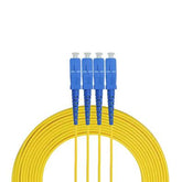 FIBER PATCHCORD SC/UPC SM DUPLEX DUAL CORE OPTICAL CABLE 3M