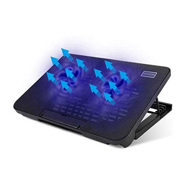 SPEED-X N99 2 FAN COOLING PAD WIHT TWO USB AND LIGHT