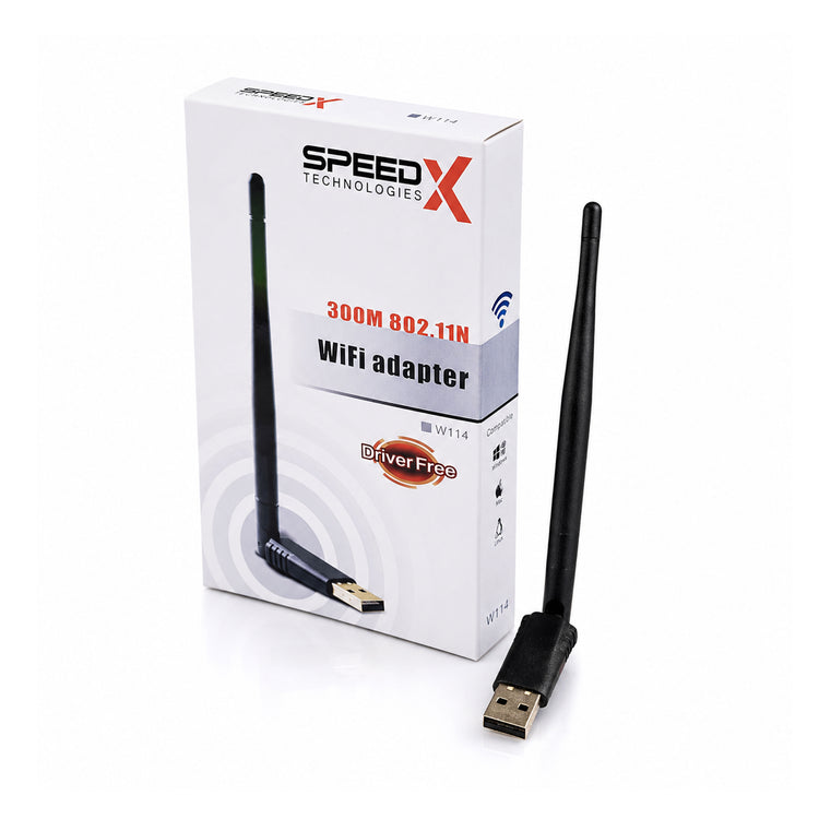 Speedx Alfa W114 3dbi Rtl8188ftv-vc Antenna Wifi Usb Adapter 300mbps