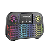 I10 MINI WIRELESS+BLUETOOTH TOUCHPAD 7 COLOR BACKLIT LIGHT 2.4GHZ