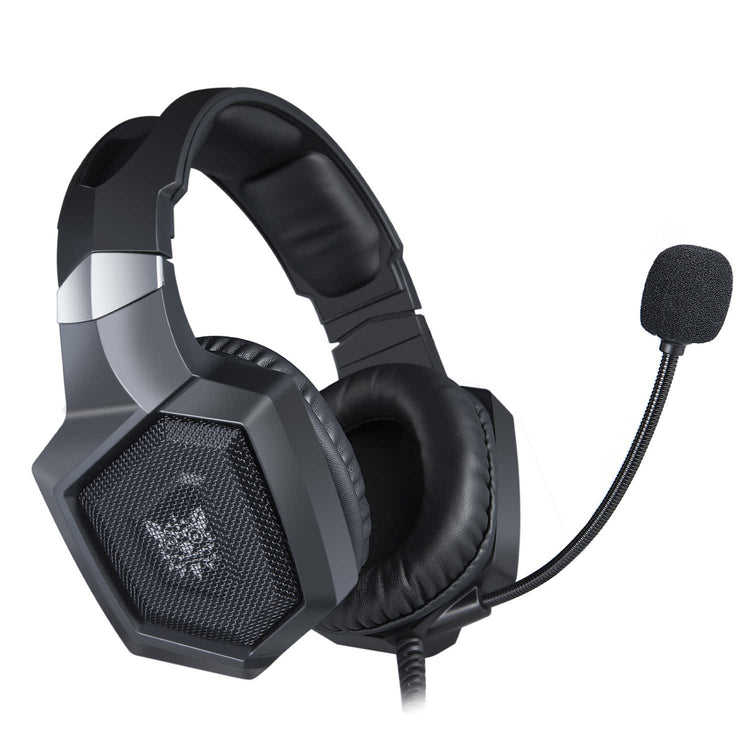 ONIKUMA K8 RGB GAMING HEADPHONE OVER-EAR HEADSET WITH MICROPHONE VOLUME CONTROL HEADPHONES RGB LED LIGHTS