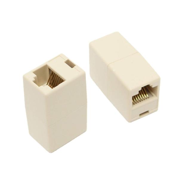 8P CAT6 JOINDER RJ45 FEMALE TO FEMALE CONNECTOR (100PCS PACK)