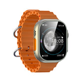 S8 Ultra Max Series 8 Smart Watch Ultra AI Voice Watch 2.08 Inch Bluetooth Call Wireless Charging Watch WITH HryFine APP Orange