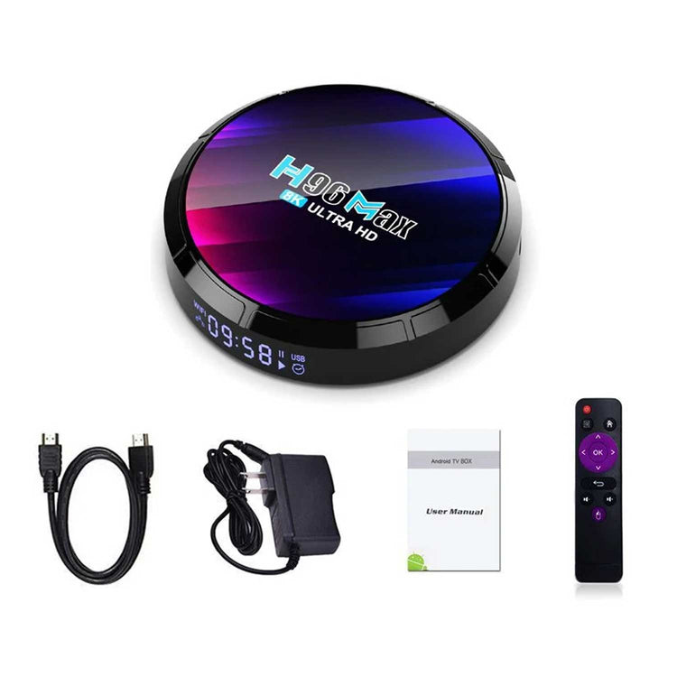 H96 MAX FOR LED LCD ANDROID TV 13.0 VERSION TV BOX 4+64GB