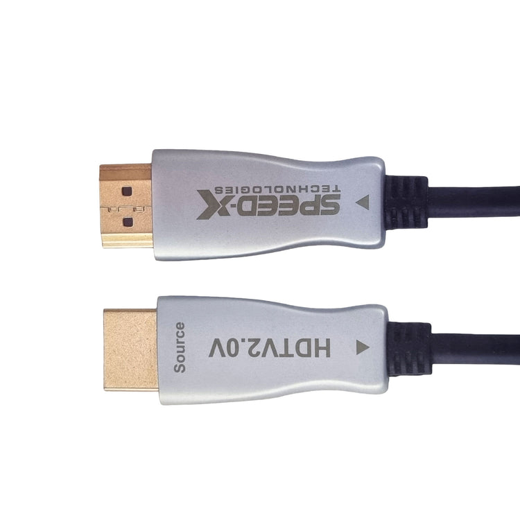 SPEED-X 10M FIBER HDMI CABLE 2.0/2.1 AOC(ACTIVE OPTICAL CABLE) 30AWG COPPER SUPPORT 4K 8K UHD