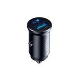 JOYROOM CCN05 MINI 30W USB + TYPE-C FAST CHARGING (PD+QC3.0) CAR CHARGER