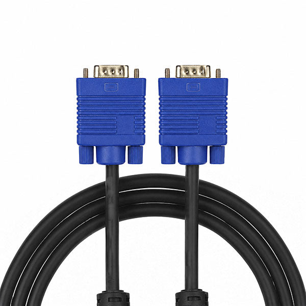 VGA CABLE MALE TO MALE 1.5M BLUE