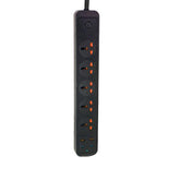 504pu Speed-X Premium Portable Power Strip 5socket+2usb Port+2 TYPE C USB CABEL LENGTH 2M