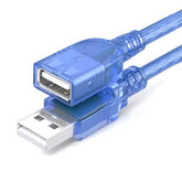 USB EXTENSION MALE TO FEMALE 2.0 CRYSTAL (IMPORTED CABLE) 10M